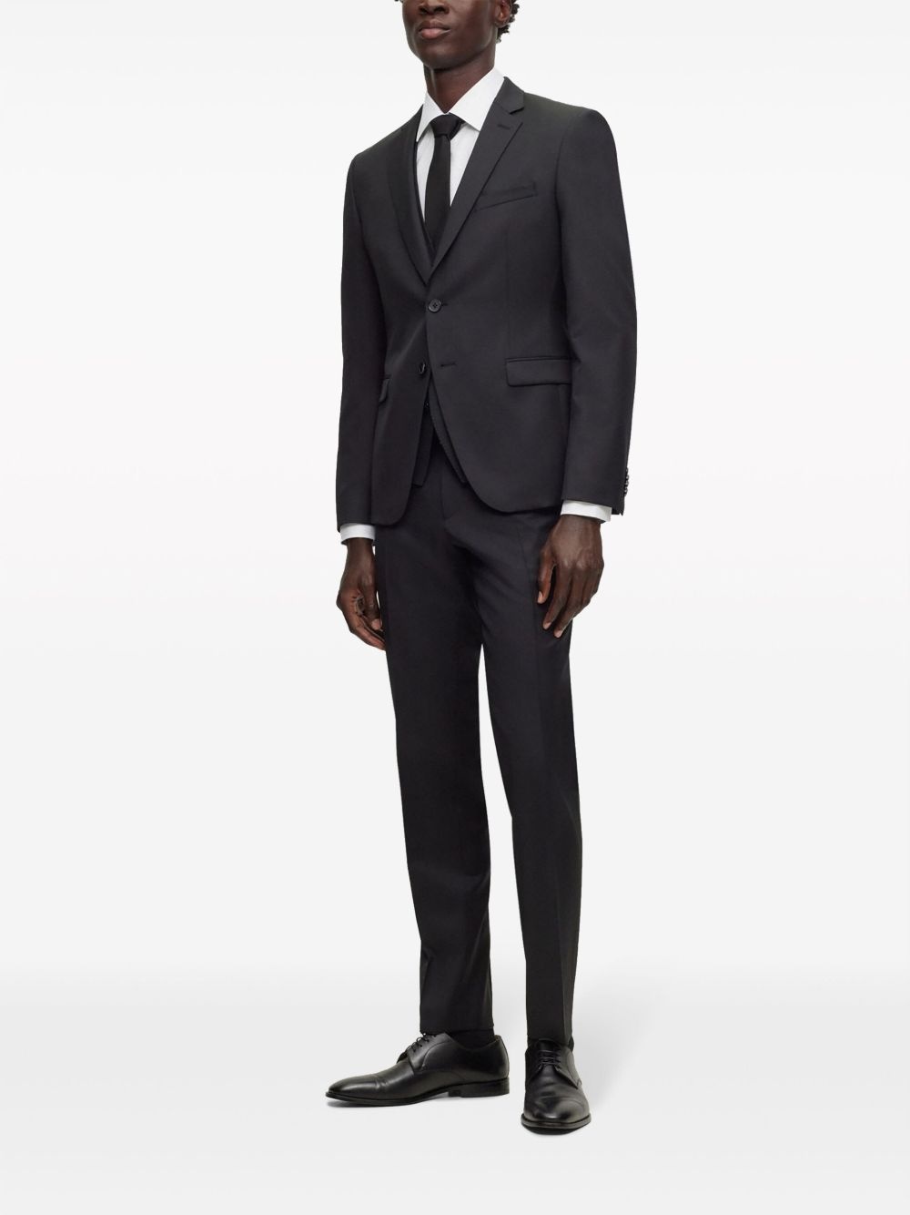 virgin-wool single-breasted blazer - 2
