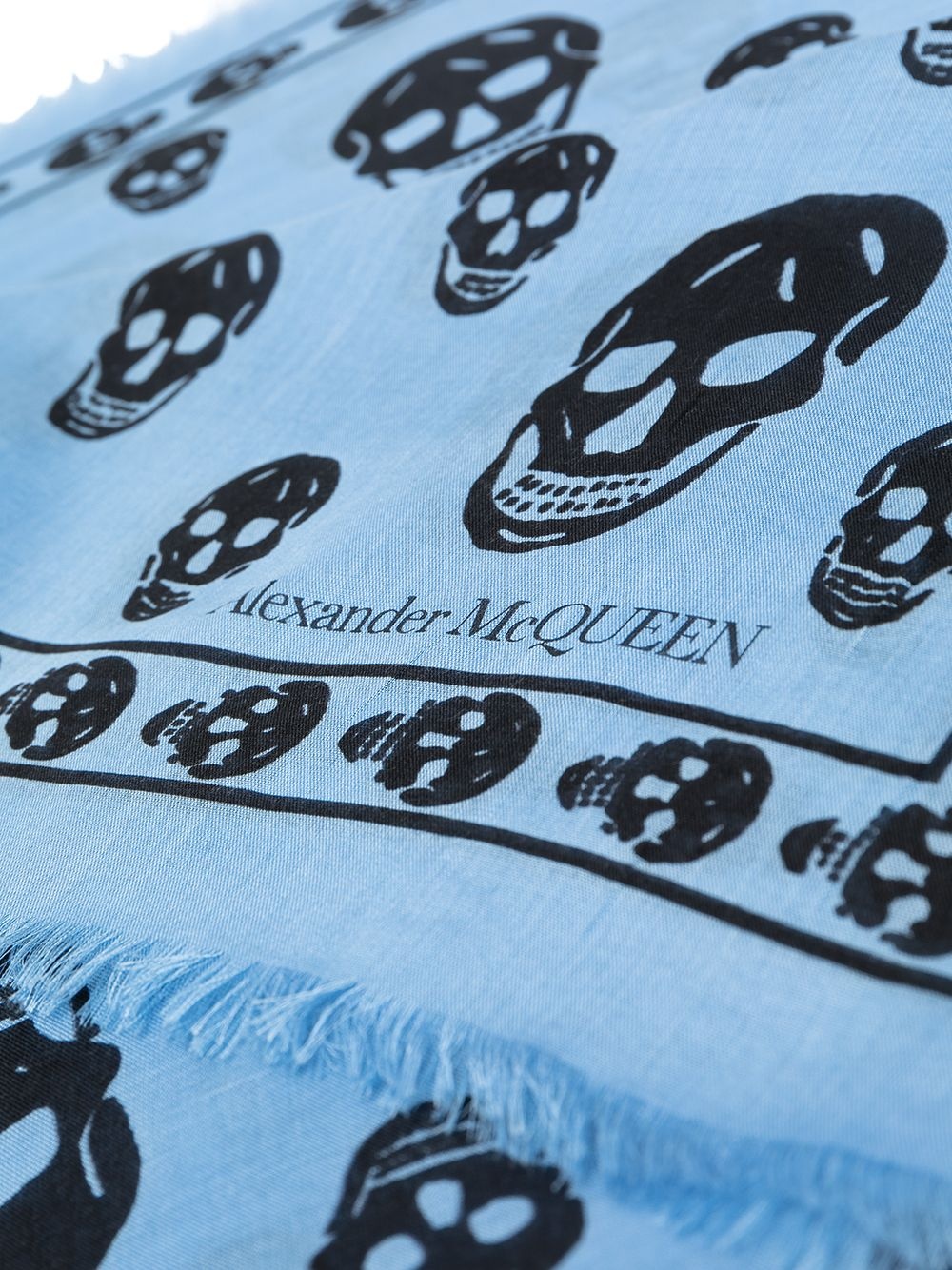 skull-print scarf - 3