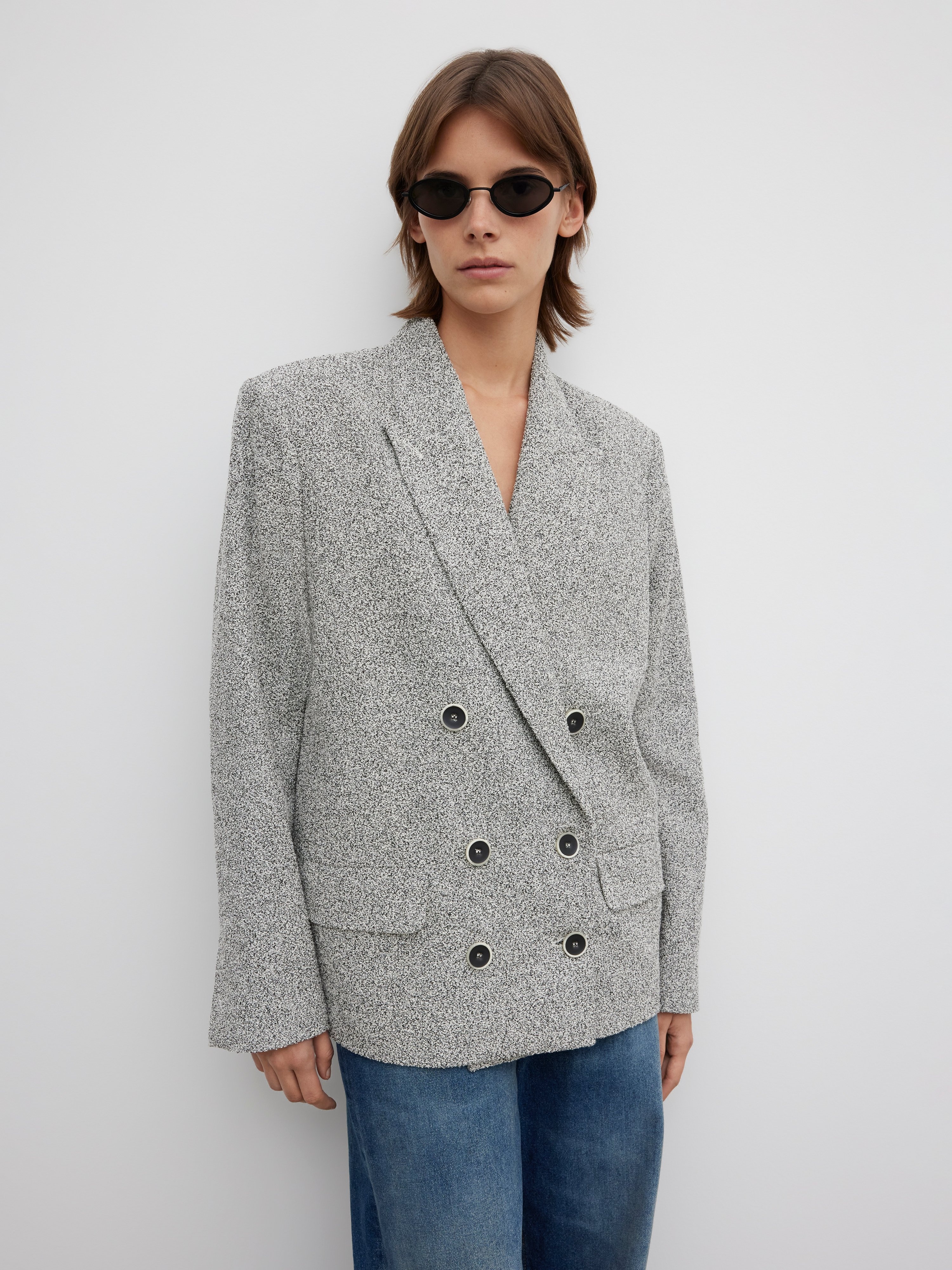 Bouclé blazer - 3