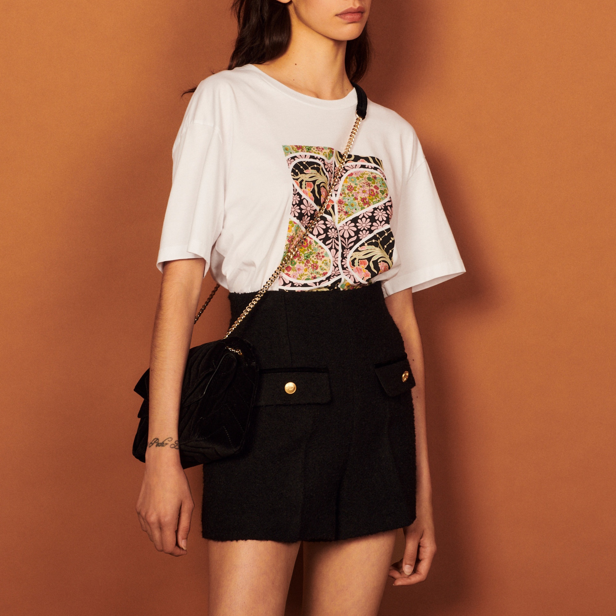 Shorts in wool and cotton fabric - 2