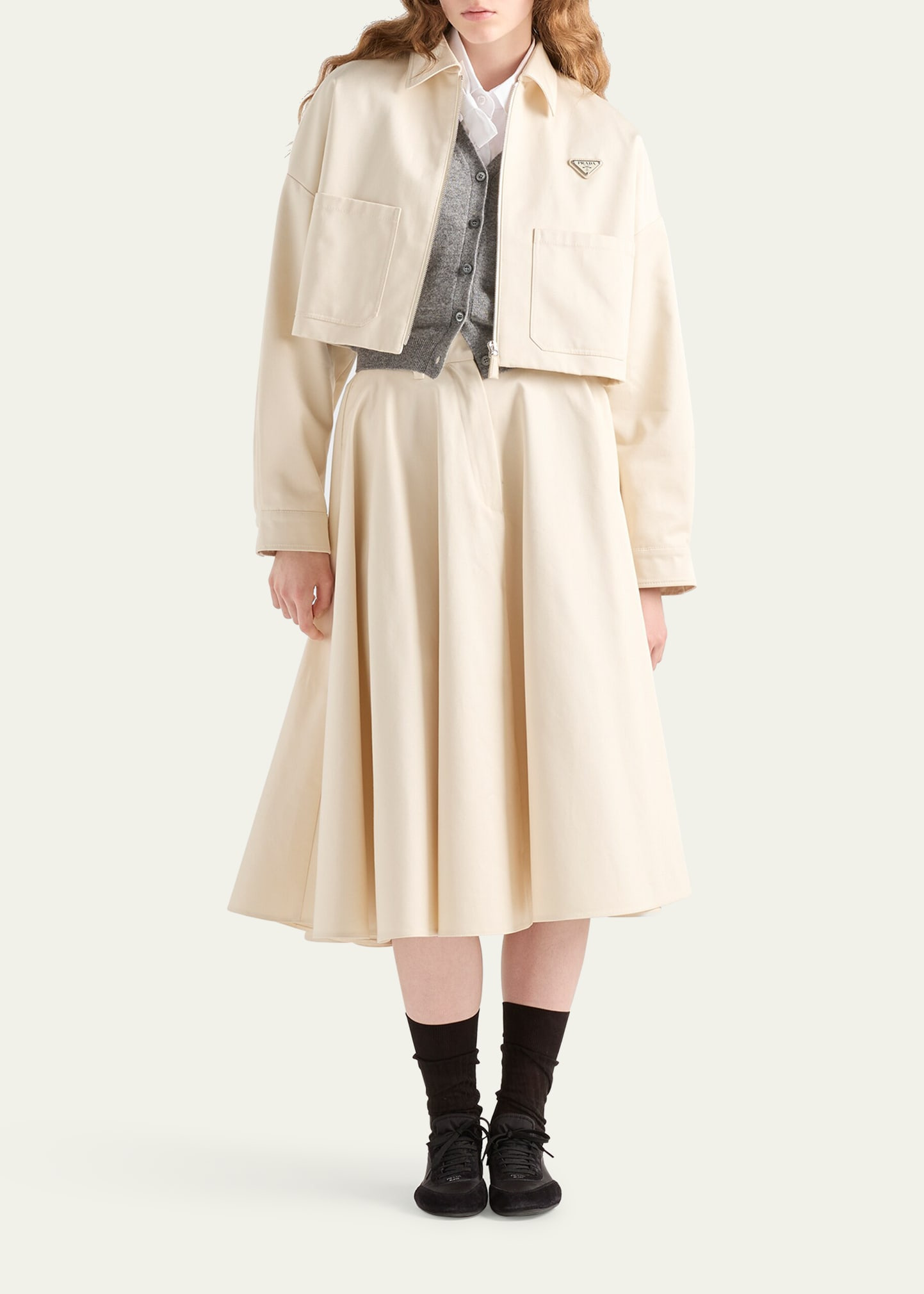 Chino Cropped Jacket - 2