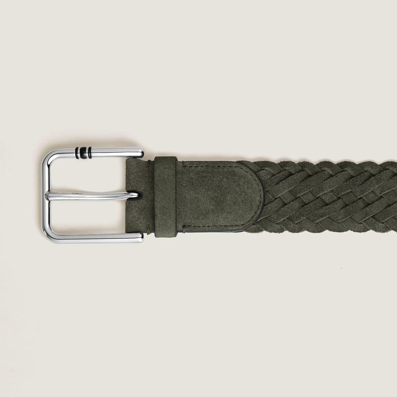 Montblanc 35 MM BELT IN SUEDE WITH SQUARE MEISTERSTÜCK BUCKLE S outlook