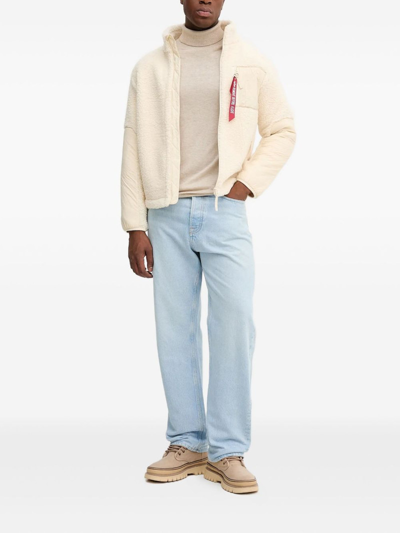 ALPHA INDUSTRIES zip-pocket fleece jacket outlook