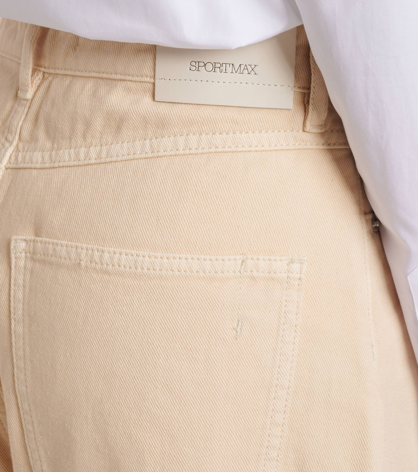 Siamese high-rise wide-leg jeans - 6