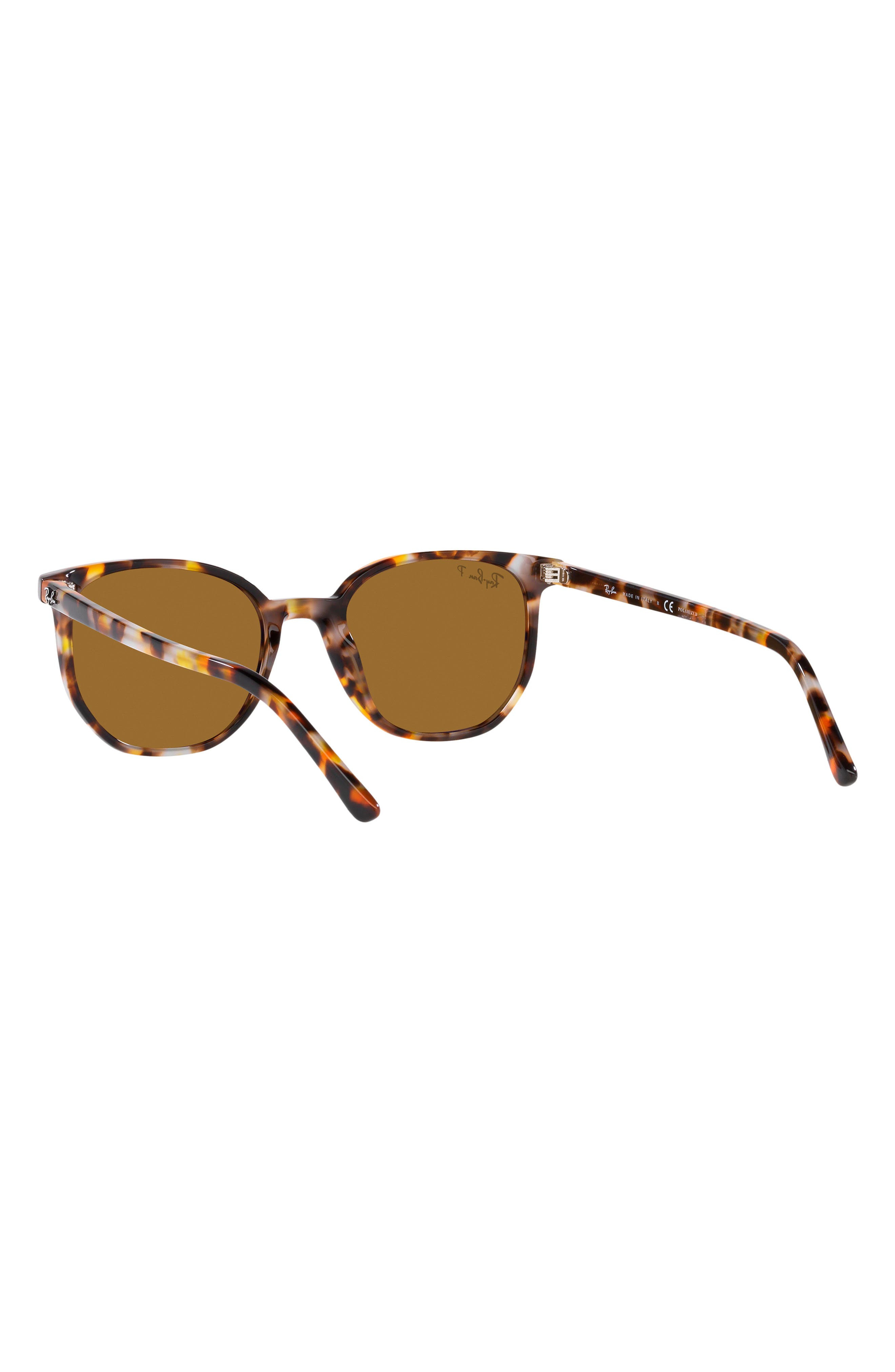 Ray-Ban Elliot 52mm Polarized Square Sunglasses in Brown Havana at Nordstrom - 5