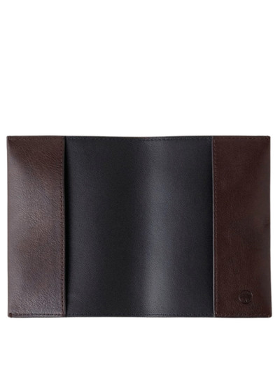 Mulberry Passport Slip Two-Tone Leather (Dark Chocolate) outlook