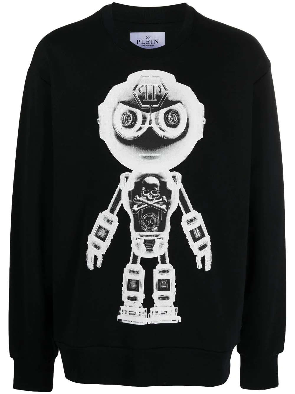 graphic print cotton sweatshirt - 1