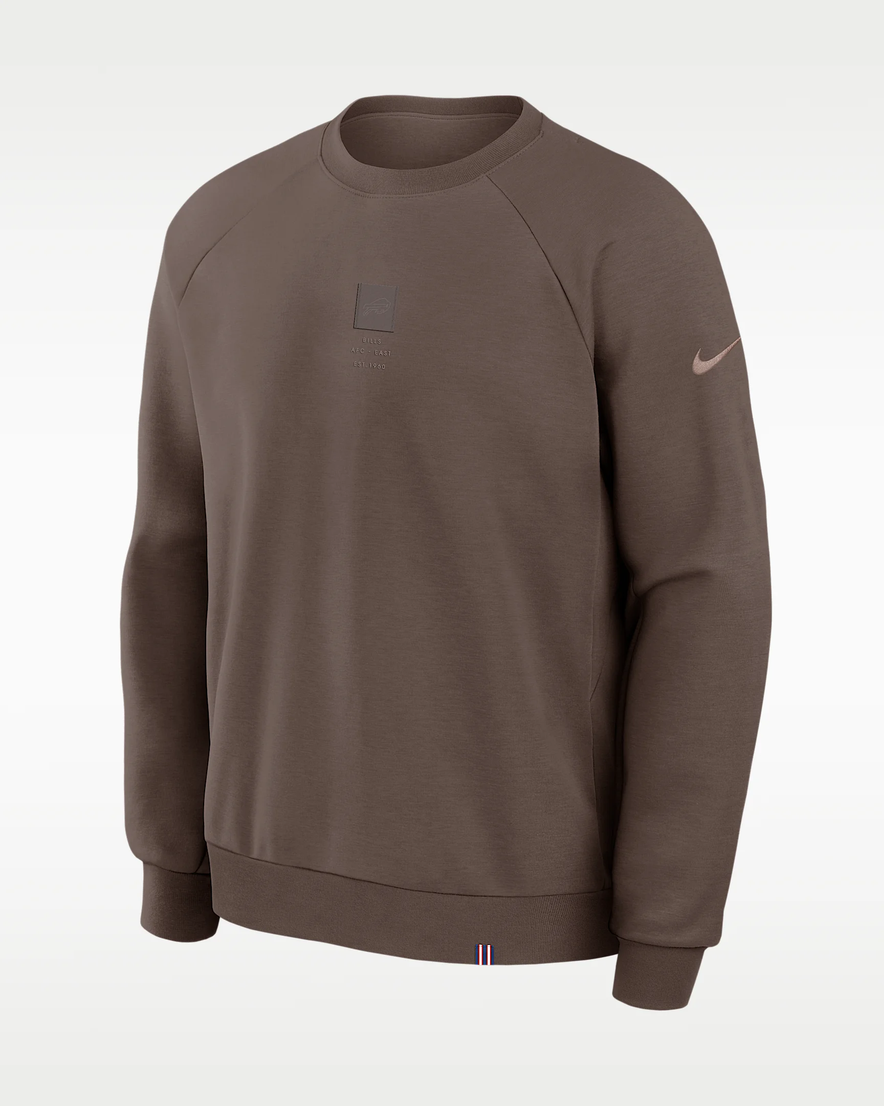 Buffalo Bills Primary Men's Nike Dri-FIT NFL Pullover Crew - 1