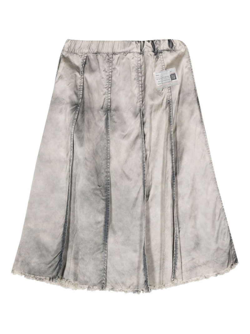 Maison MIHARAYASUHIRO pleated denim skirt outlook