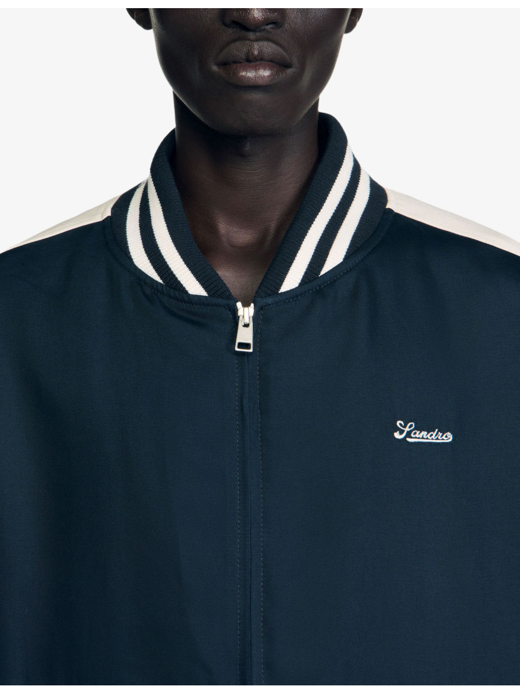 Varsity Striped Woven Jacket - 5