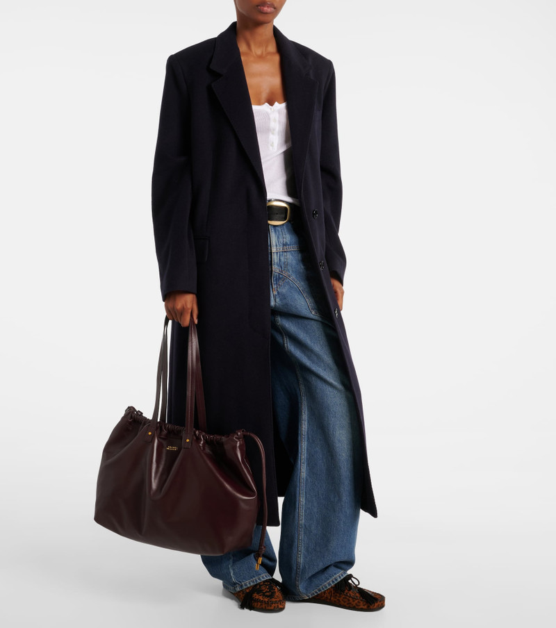 Isabel Marant Silven Large leather shoulder bag outlook