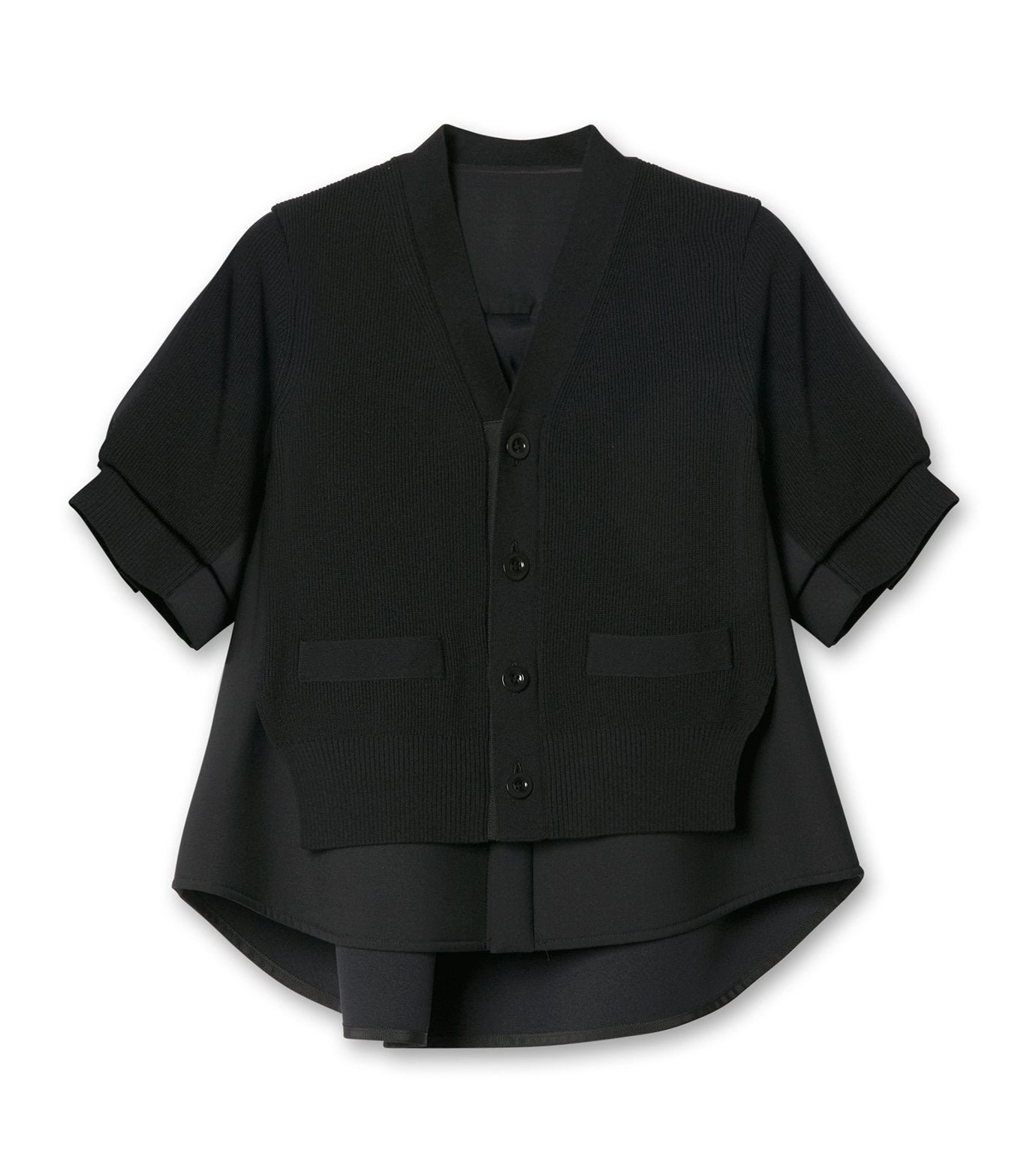 Suiting Mix Knit Cardigan - 1