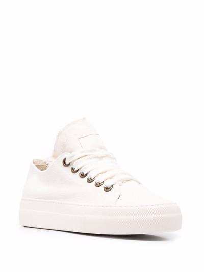 UMA WANG raw-edge low-top sneakers outlook