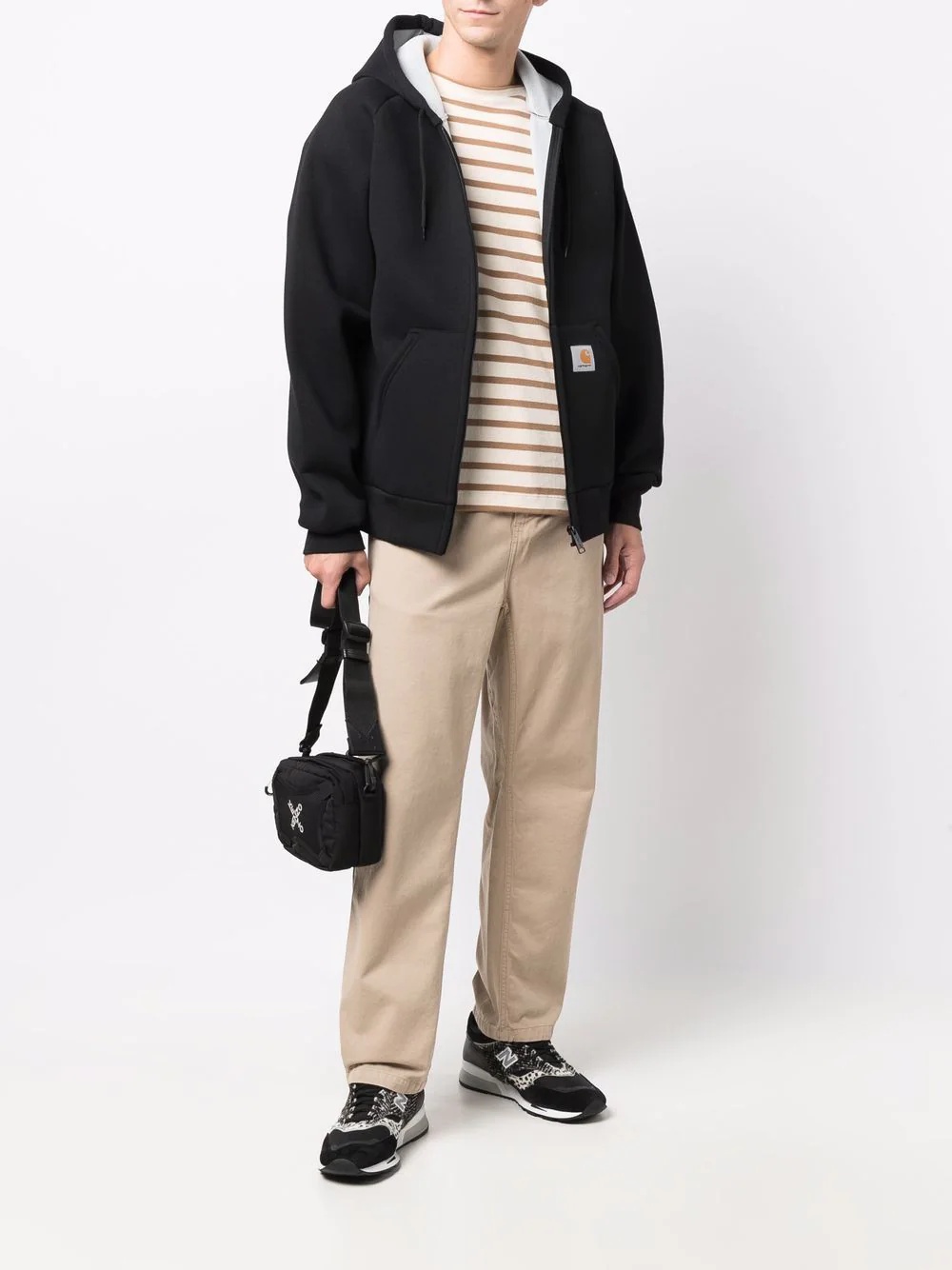 high-rise straight-leg trousers - 2