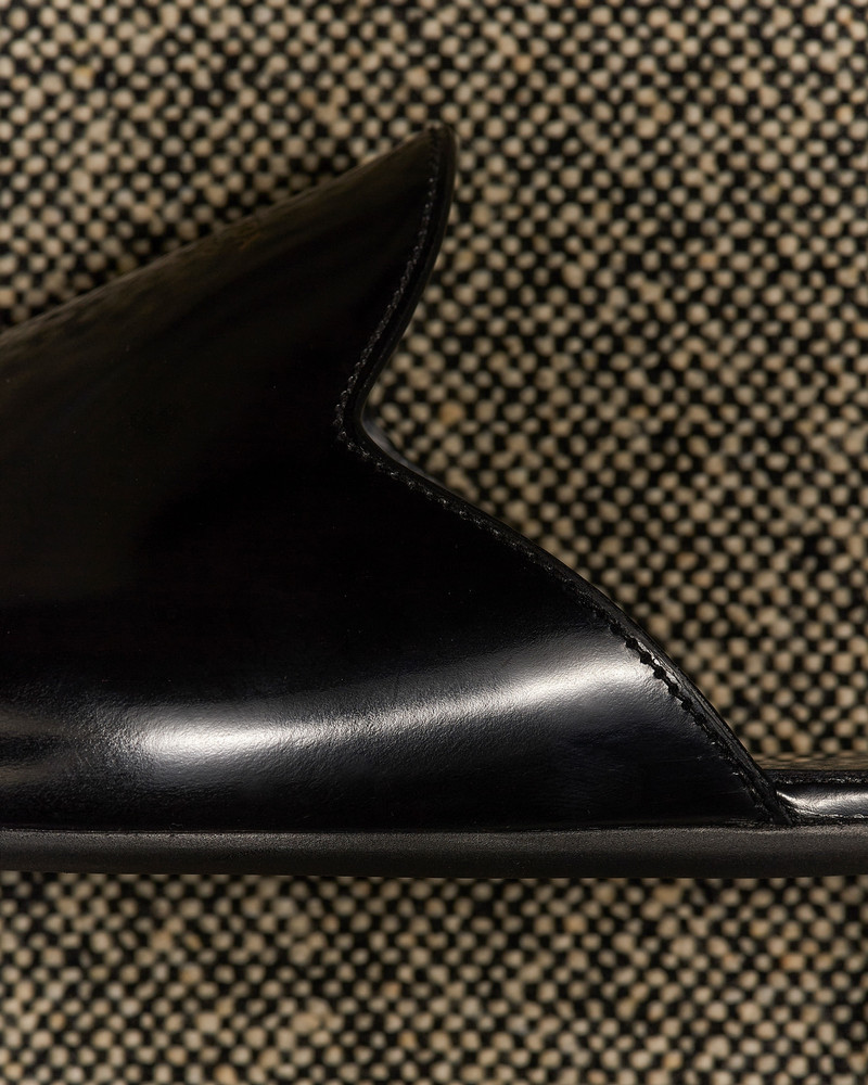 Prada Brushed leather slippers outlook