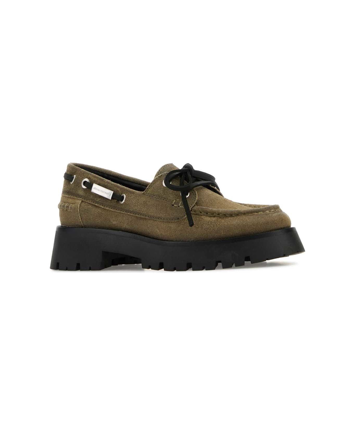 Khaki Suede Carson Loafers - 2