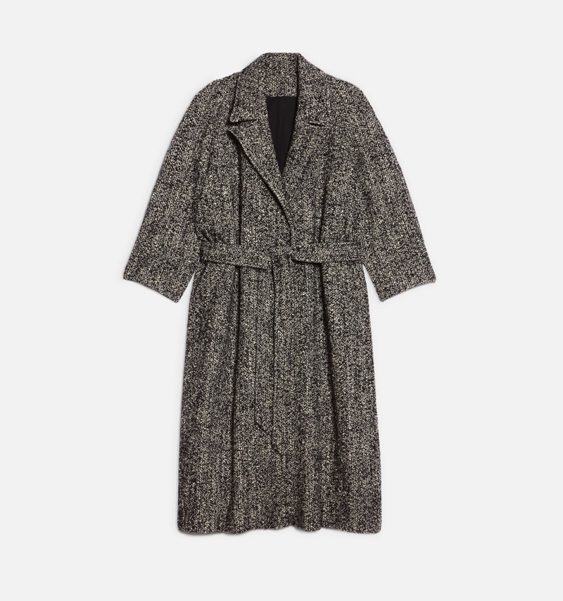 AMI Paris Long Belted Coat outlook