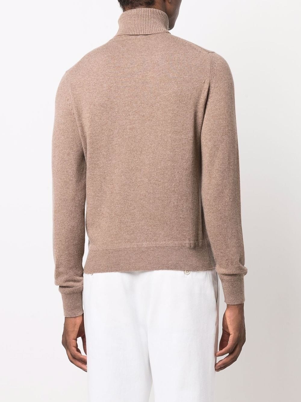 roll-neck cashmere jumper - 4