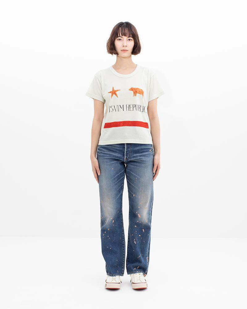 CARREE TEE S/S (SUPERFINE) W LT.GREEN 3