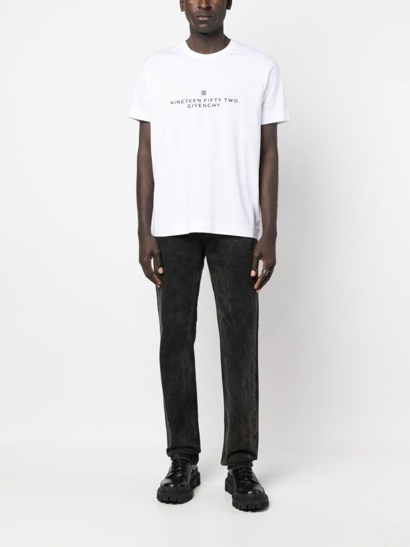 Givenchy slogan-print T-shirt outlook