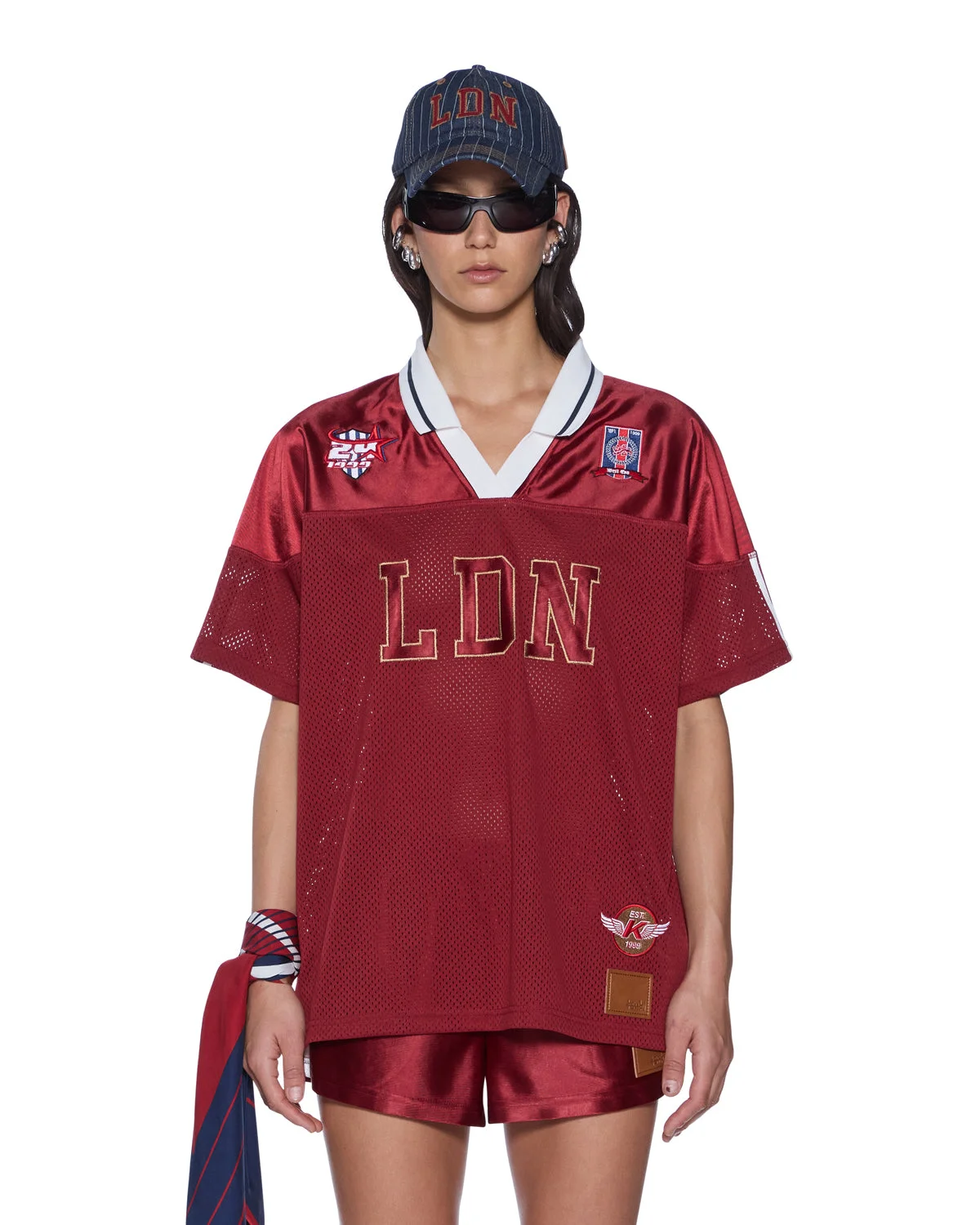 LDN BOYFRIEND SS JERSEY GARNET - 1