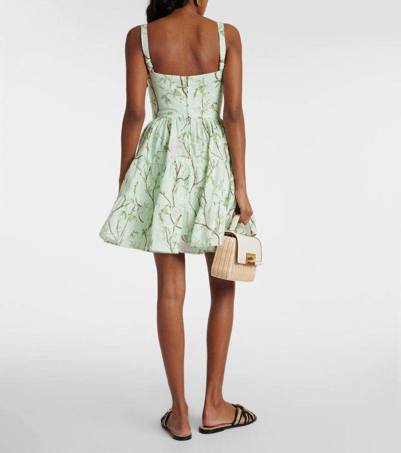 Lima printed linen minidress 3