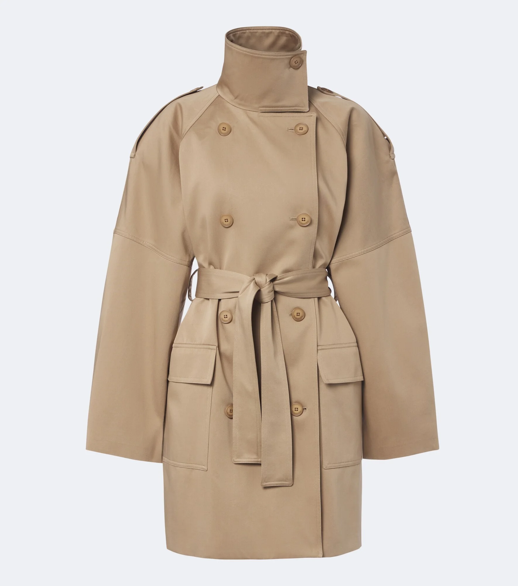Tess cotton gaberdine trench coat - 1