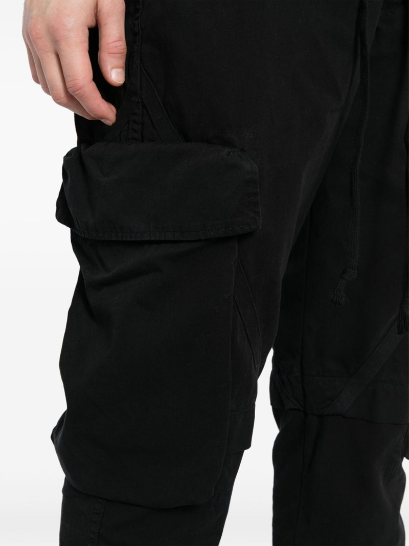 mid-rise tapered-leg trousers 5