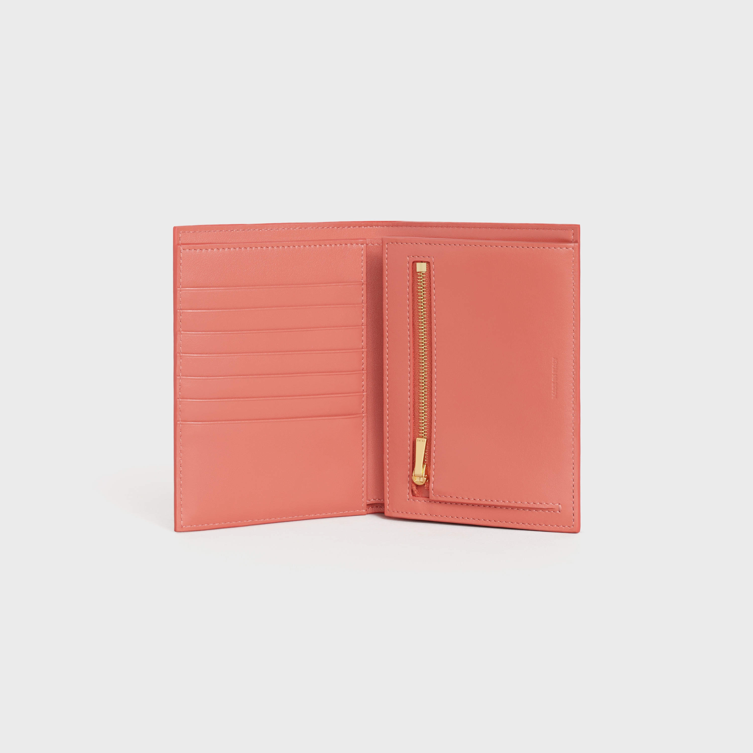 MEDIUM STRAP WALLET  IN  BICOLOUR GRAINED CALFSKIN - 4