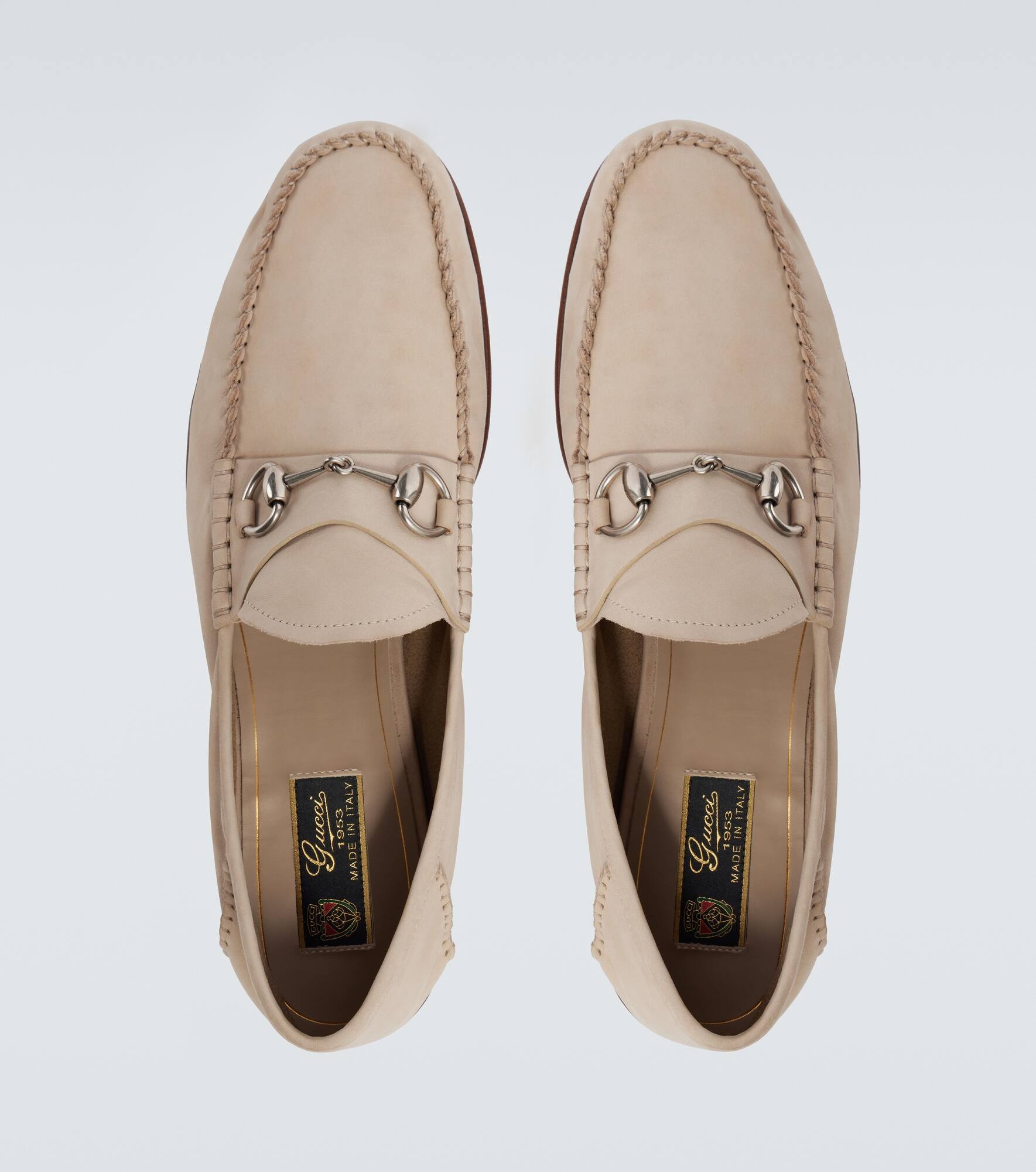Gigi Horsebit suede loafers - 4