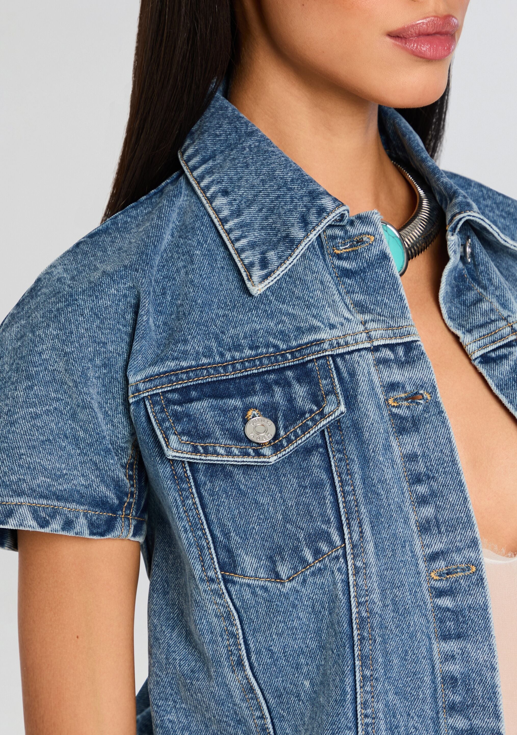MAGDA CAP SLEEVE JACKET - 2