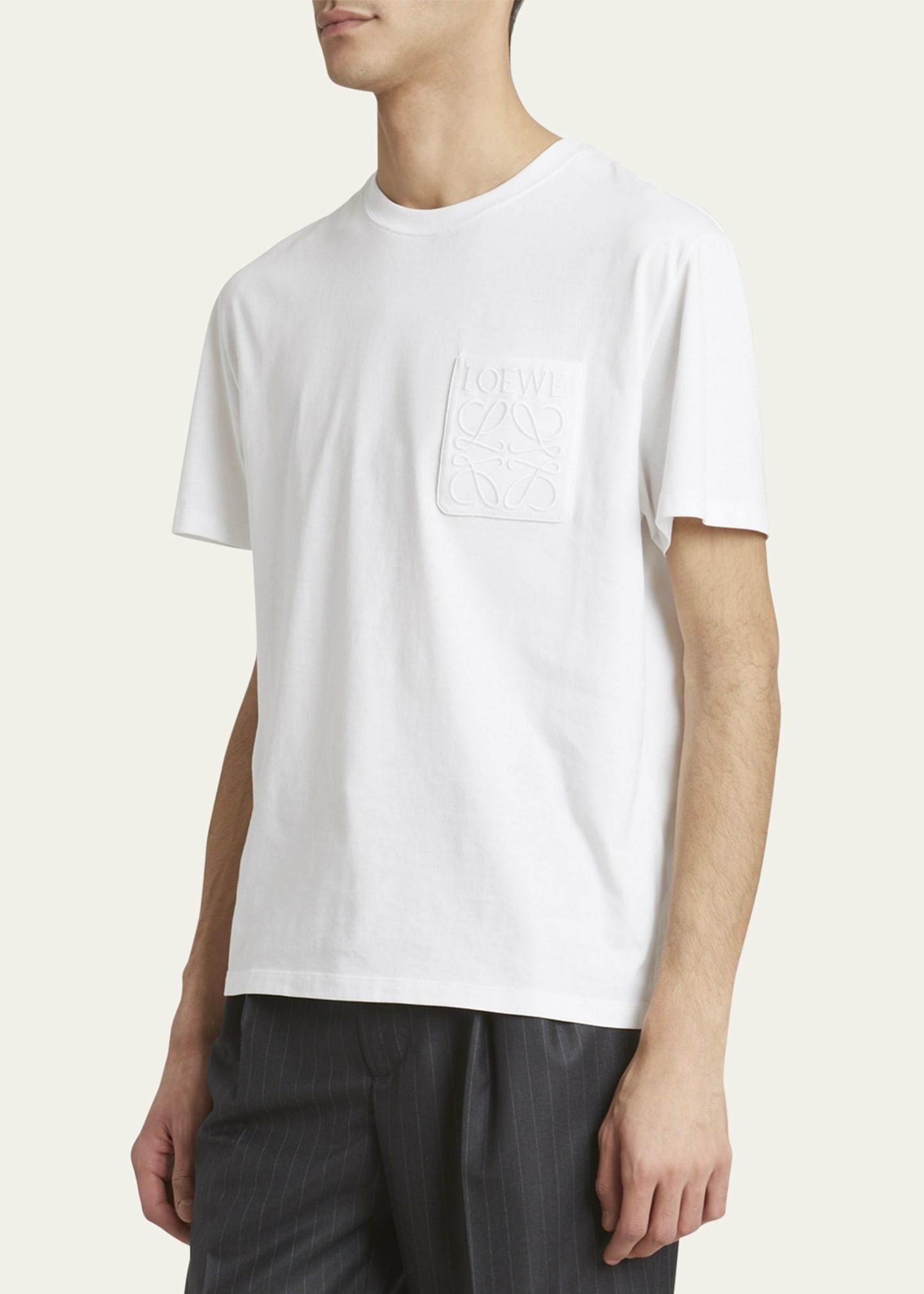 Men's Embroidered Anagram Pocket T-Shirt - 4