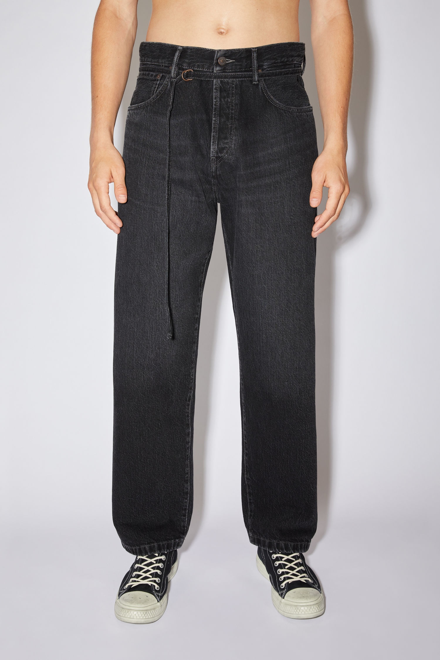 Loose fit jeans - Black - 2