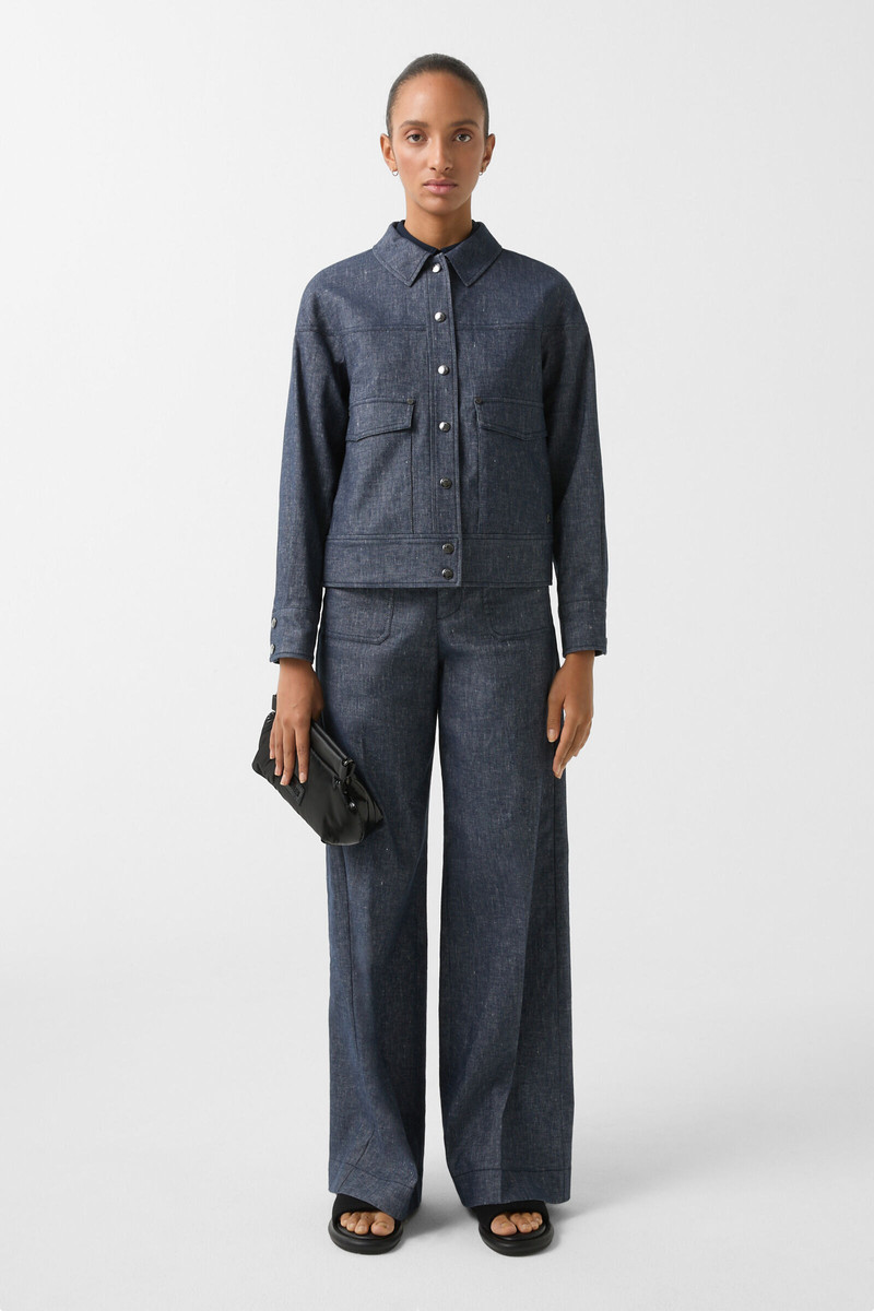 BOGNER Trudy Jeans jacket in Navy blue outlook