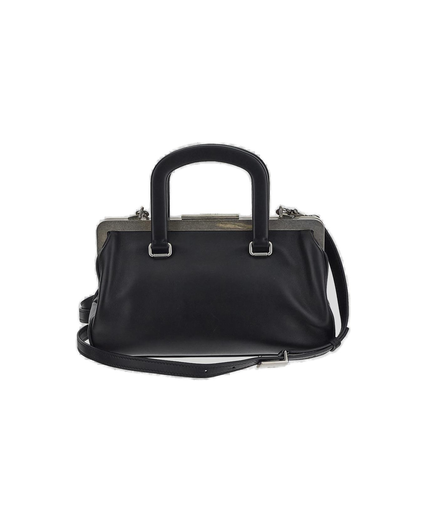 Logo Detailed Top Handle Bag - 2
