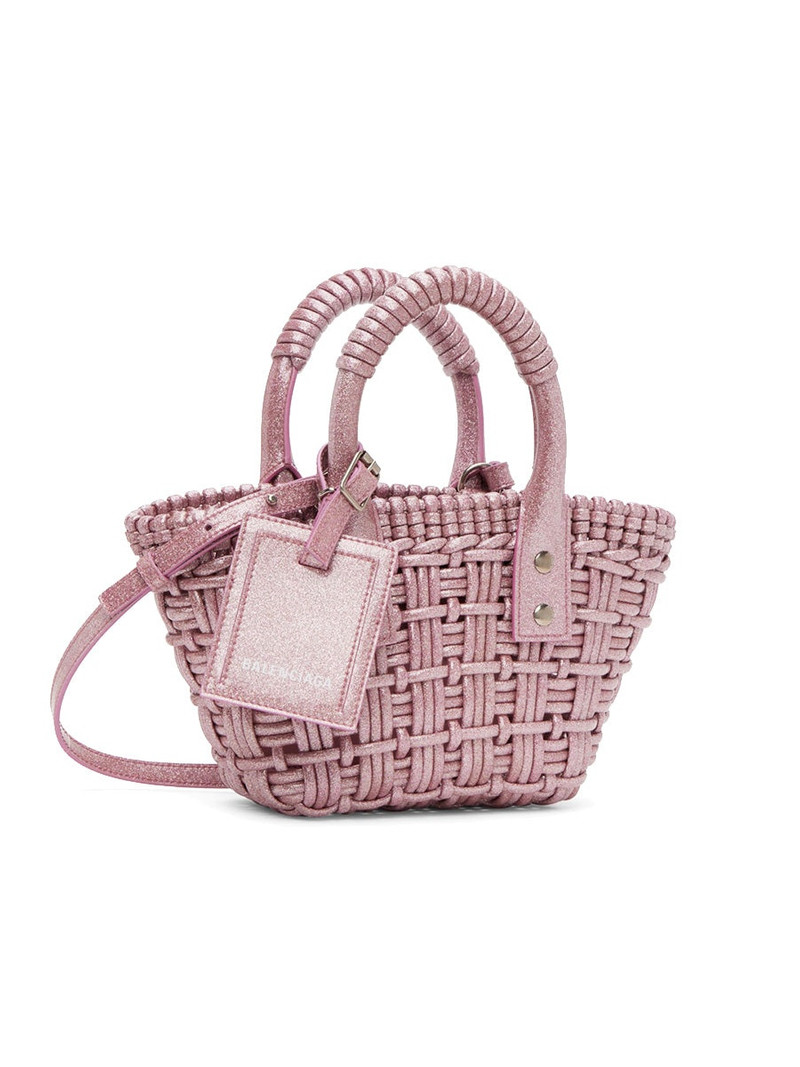 BALENCIAGA Bistro XXS Pink Shoulder Basket outlook