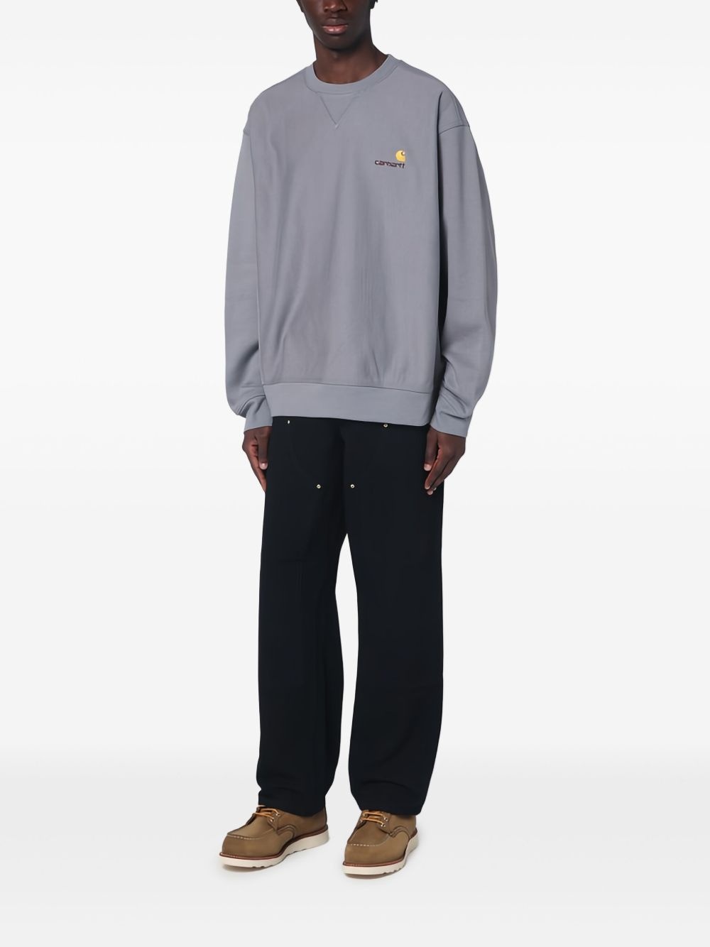 logo-embroidered sweatshirt - 2