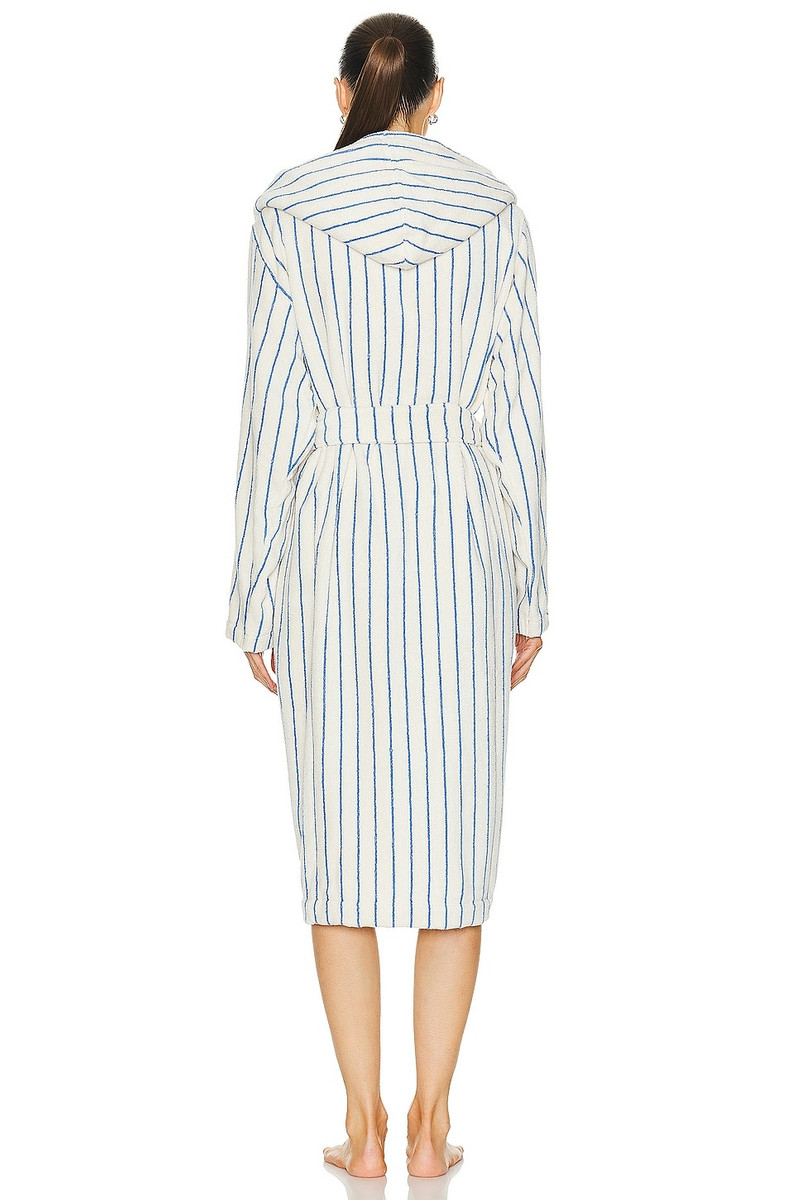 TEKLA Hooded Stripe Bathrobe outlook