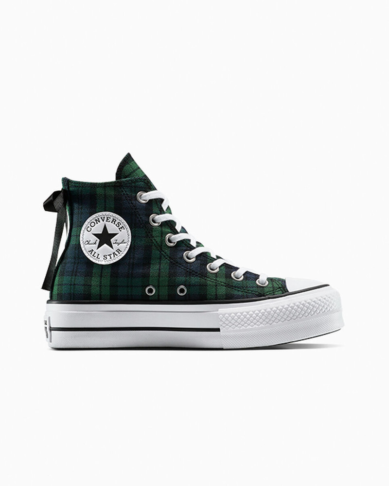 Chuck Taylor All Star Lift Platform Plaid - 1