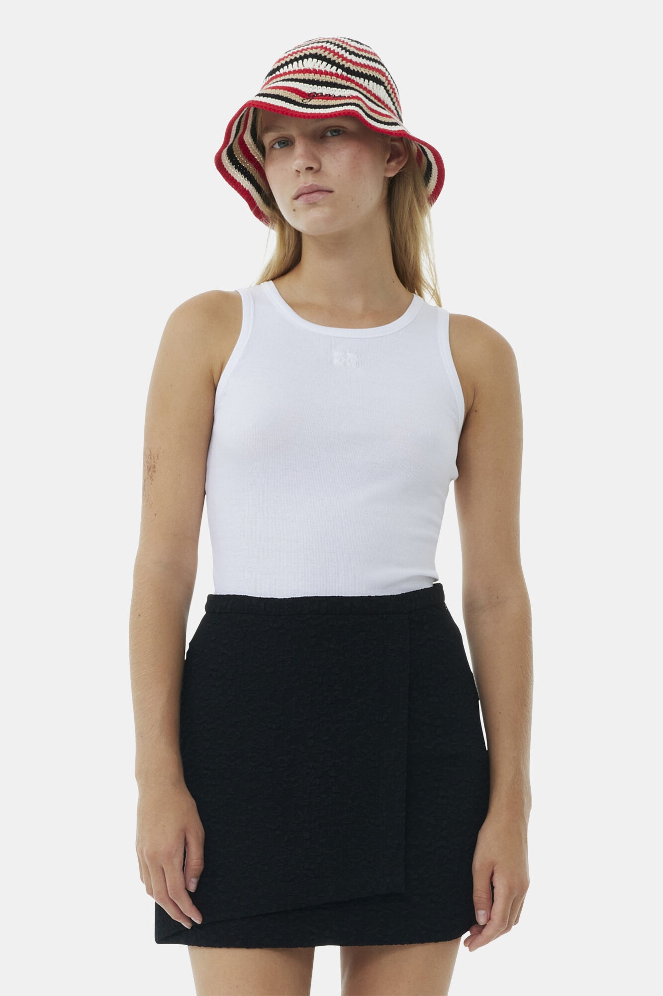 COTTON CROCHET BUCKET HAT - 2