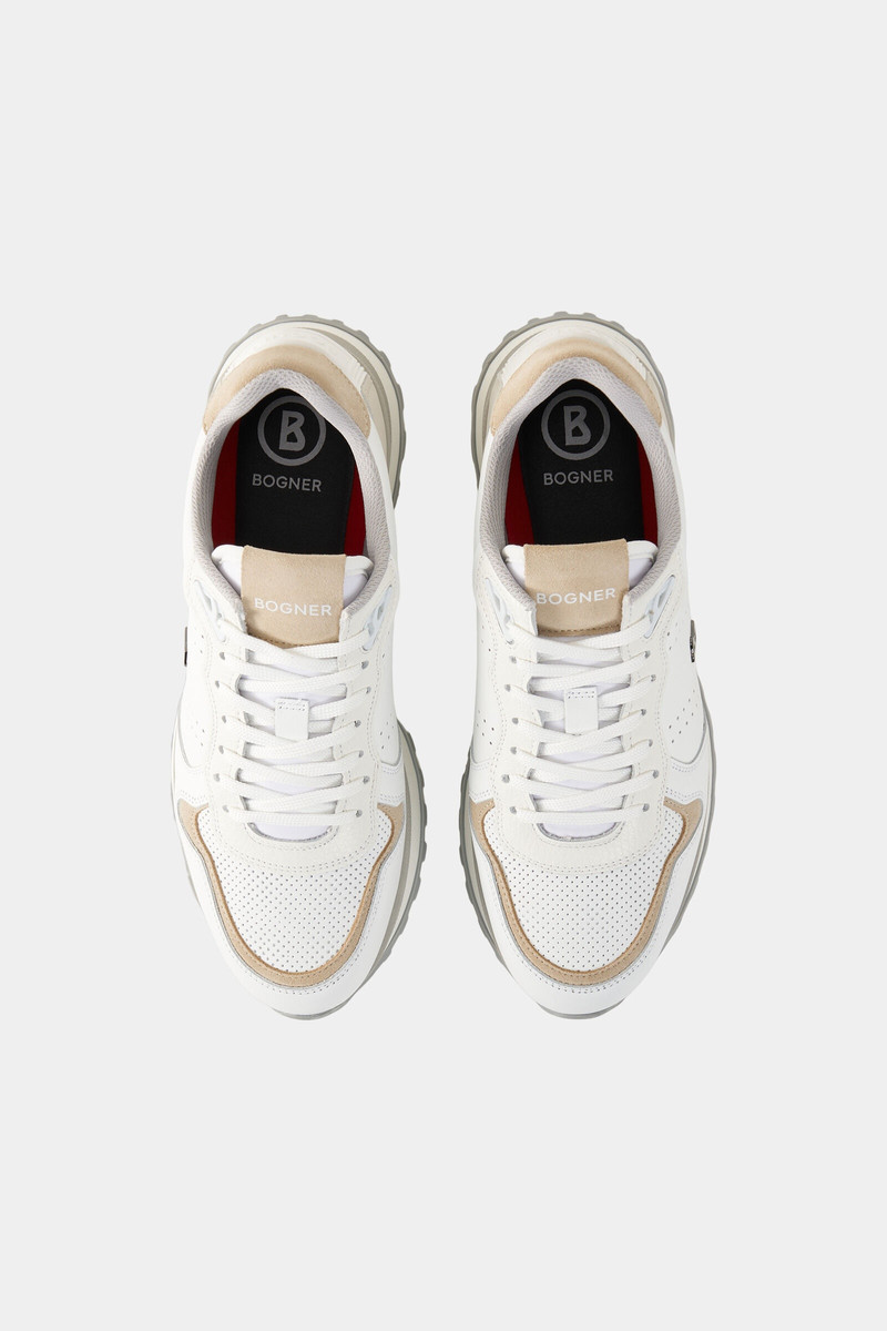 Sneaker Newport in White/beige 6