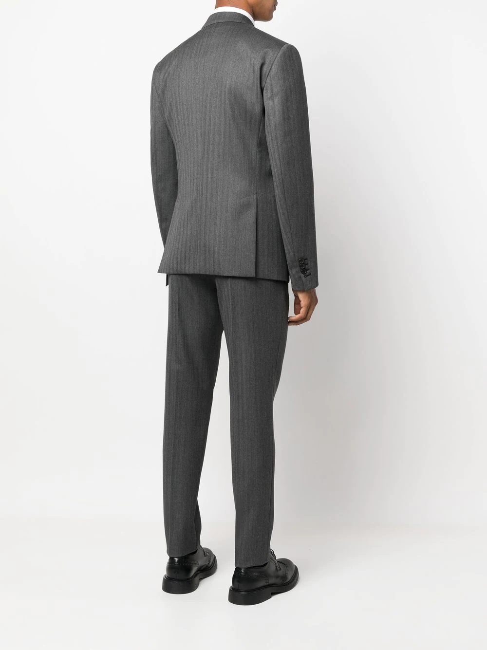 three-piece virgin-wool suit - 3