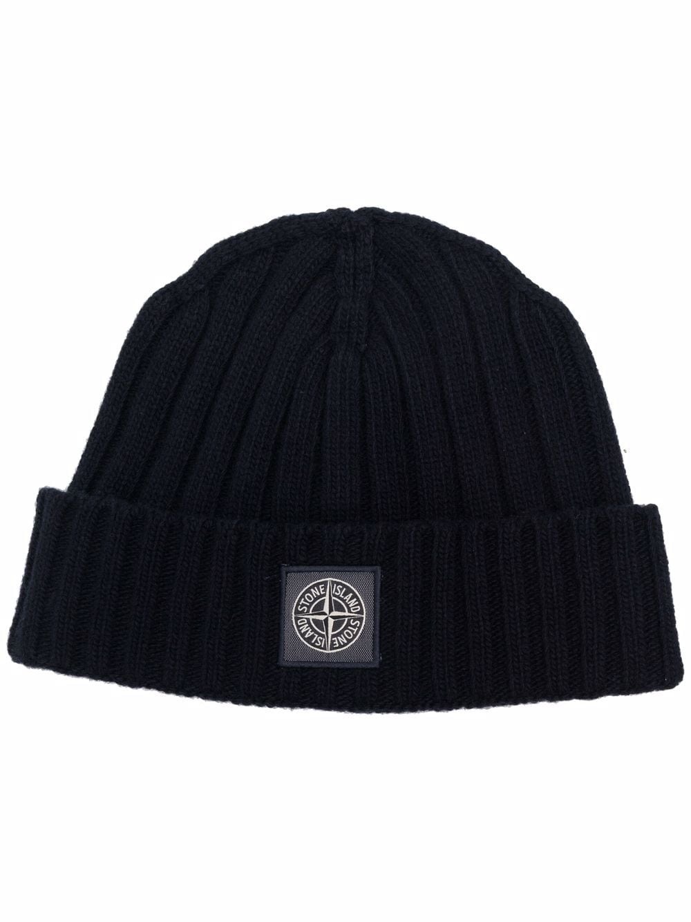 logo patch beanie - 1