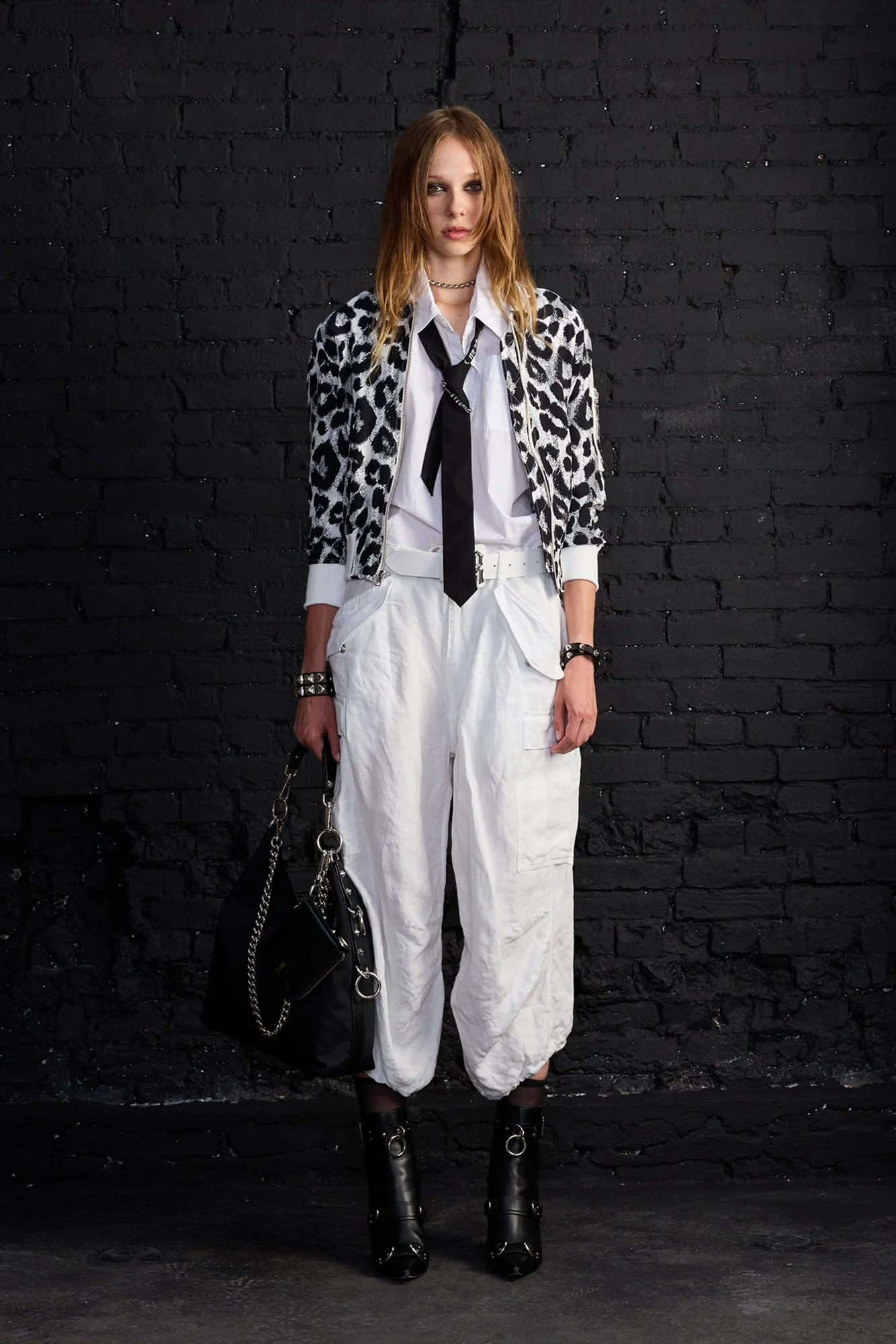CROPPED MARK CARGO PANTS - 1