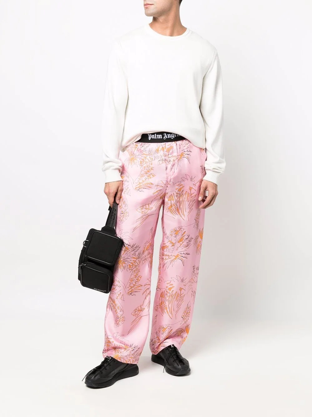 logo-waistband trousers - 2