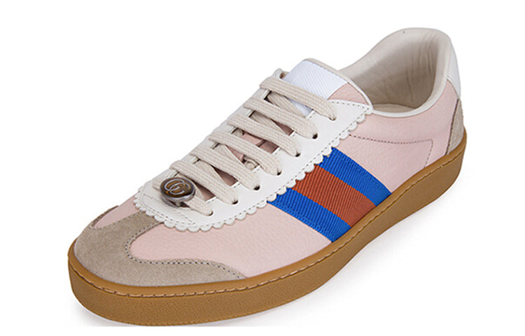 (WMNS) Gucci G74 Web Casual Shoes Pink Blue 624484-0PV20-9561 - 2