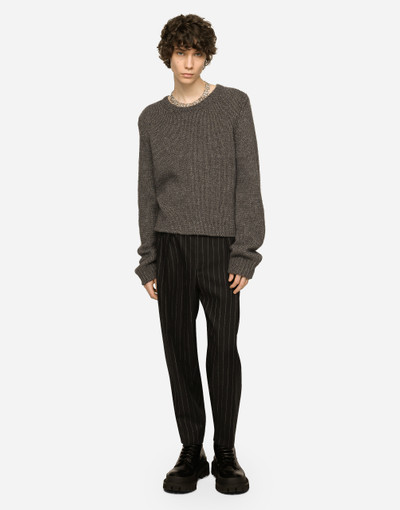 Dolce & Gabbana Pinstripe wool pants outlook