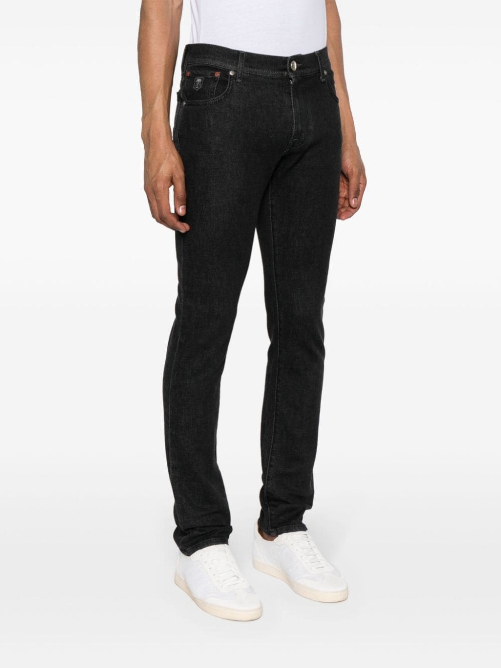 mid-rise tapered jeans - 3