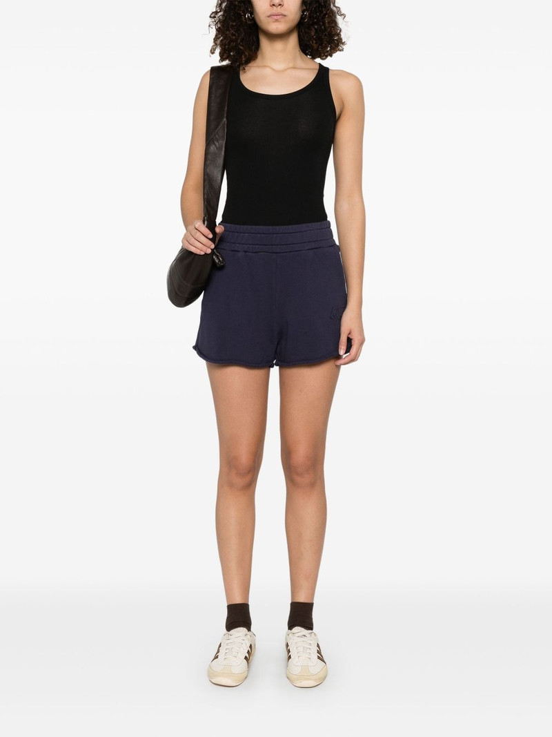 AUTRY jersey-texture track shorts outlook