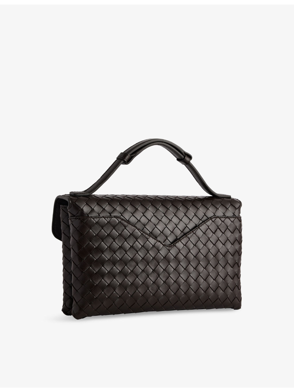 Knot Lock Leather Top-Handle Bag - 4